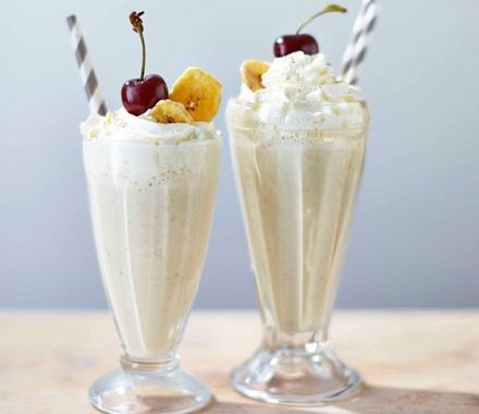 Banana milkshake recipe