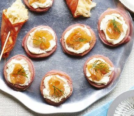 Beetroot blinis with smoked salmon recipe