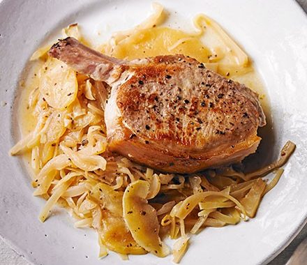 Braised cabbage with pork recipe