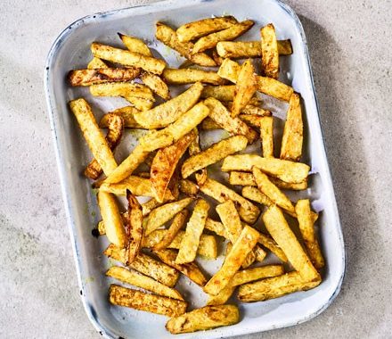 Celeriac oven chips recipe