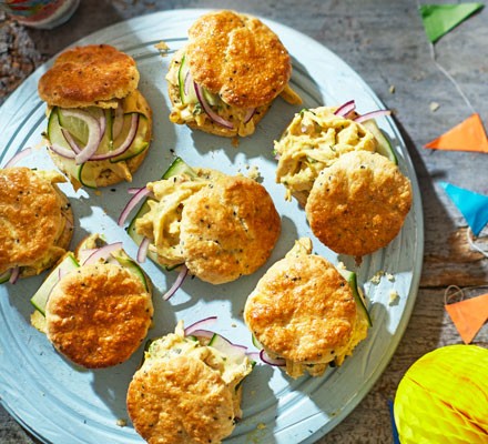 Coronation chicken scones recipe 