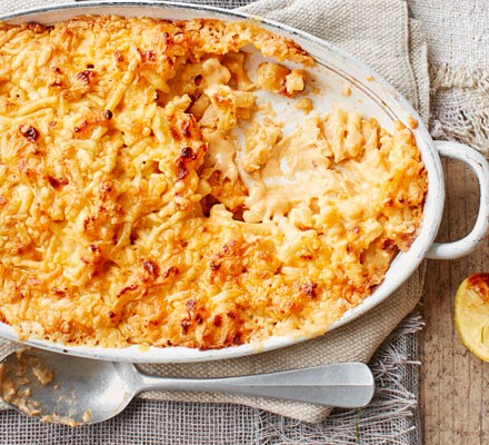 Crab mac 'n' cheese bake recipe 
