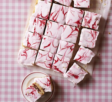 Pink jam slice recipe 