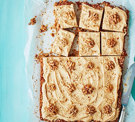 Coffee & walnut flapjacks recipe 