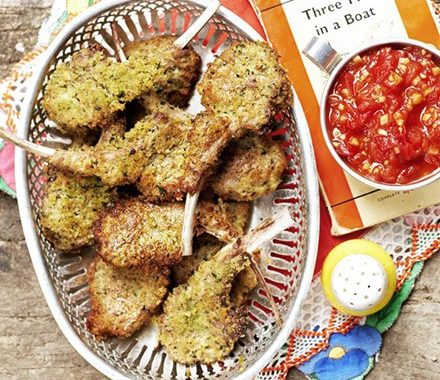 Lemon & herb lamb cutlets recipe