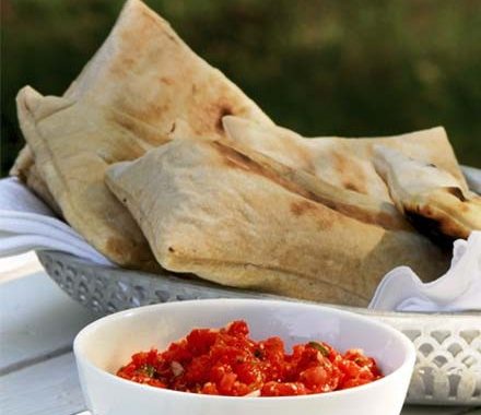 Griddled flatbreads recipe