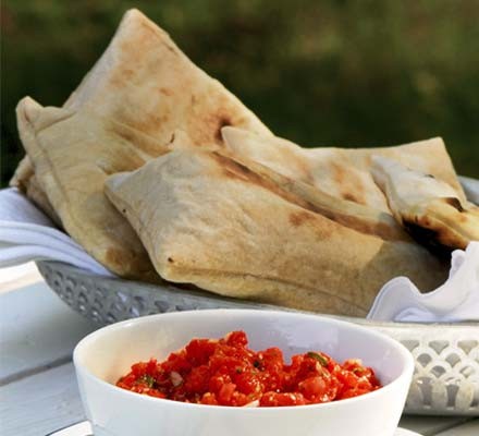 Griddled flatbreads recipe 