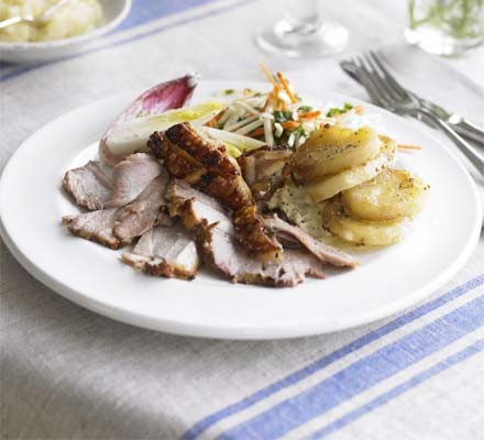 Turnip, potato & mustard gratin recipe 