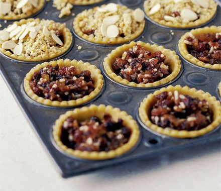 Crumbled top mince pies recipe