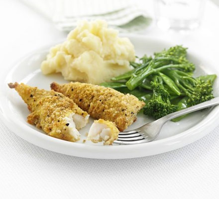 Healthier fish fingers recipe 