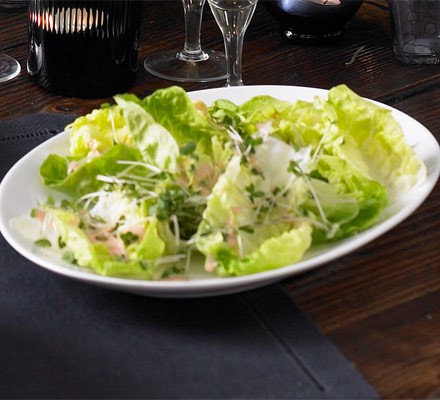 Baby Gem lettuce with Marie Rose dressing recipe 