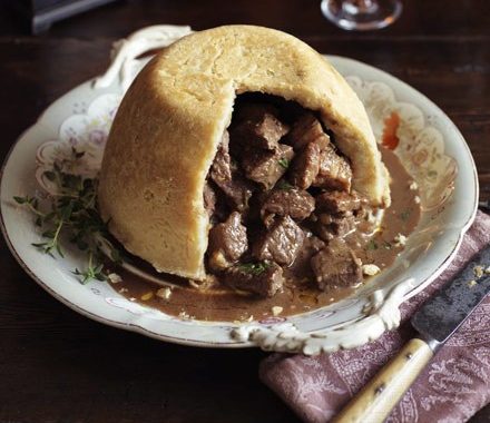 Steamed venison & Port pudding recipe