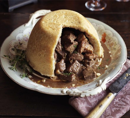 Steamed venison & Port pudding recipe 