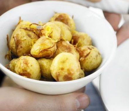 Lemon-roasted new potatoes recipe