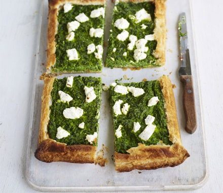Spinach & goat’s cheese puff recipe