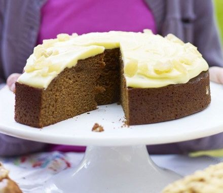 Ginger cake with caramel frosting recipe