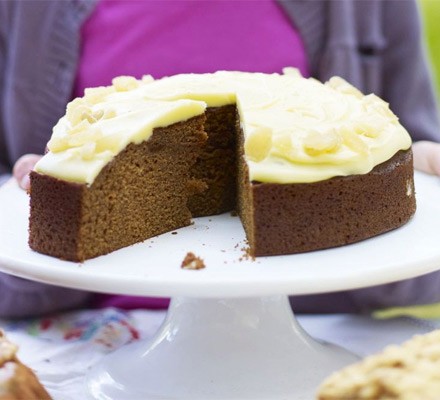 Ginger cake with caramel frosting recipe 