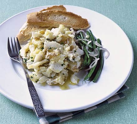 New potato & smoked haddock crush recipe 