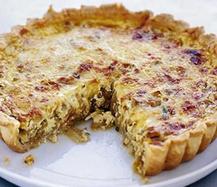 Caramelised onion tart recipe