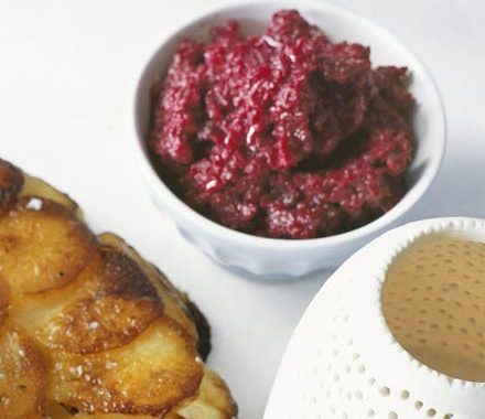 Beetroot & horseradish purée recipe