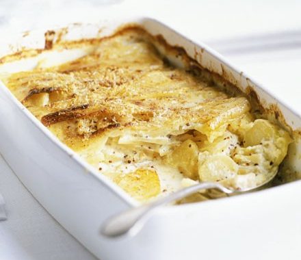 Creamy parsnip & mustard gratin recipe