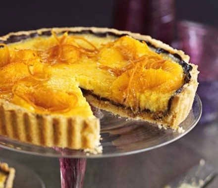 Orange chocolate tart recipe