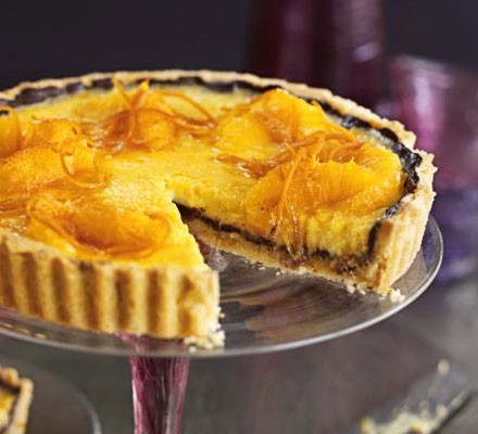 Orange chocolate tart recipe 