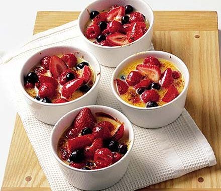 Gratin of summer berries recipe