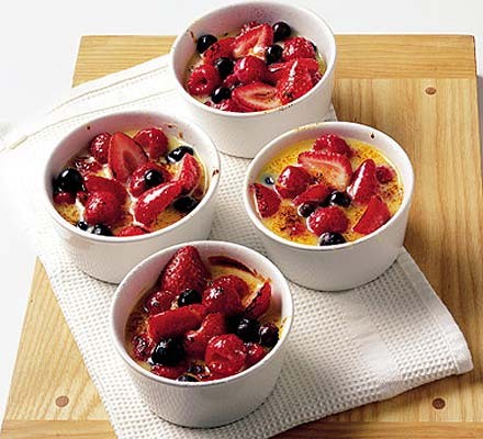 Gratin of summer berries recipe 