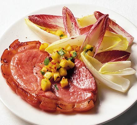 Gammon with pineapple salsa recipe 