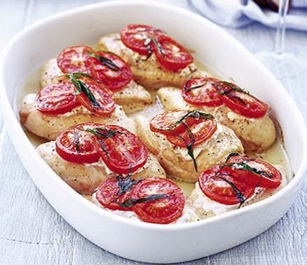Chicken with goat's cheese & tarragon recipe
