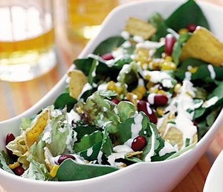 Tortilla & bean salad recipe