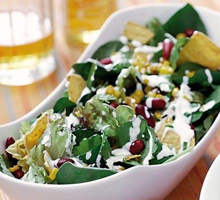 Tortilla & bean salad recipe 