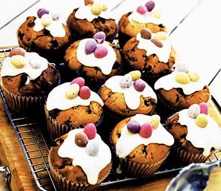 Simnel cake muffins recipe