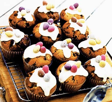 Simnel cake muffins recipe 