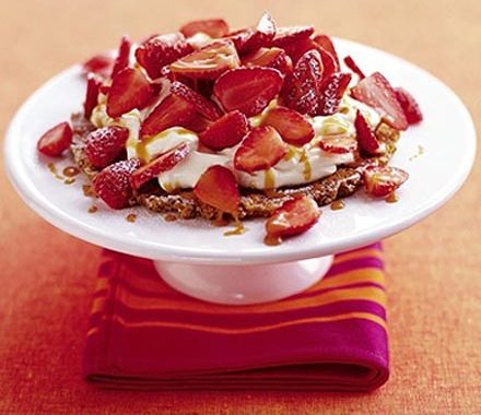 Strawberry toffee tart recipe