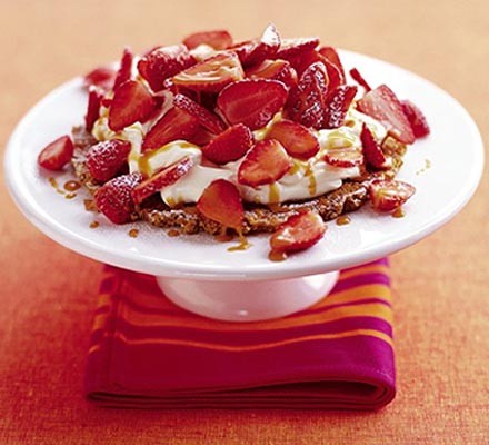 Strawberry toffee tart recipe 