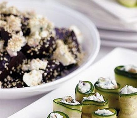 Balsamic beetroot with Roquefort recipe