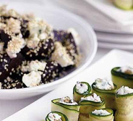 Balsamic beetroot with Roquefort recipe 