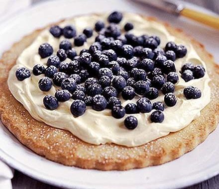 Cinnamon blueberry tart recipe