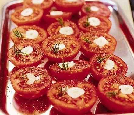 Slow-cooked tomatoes recipe