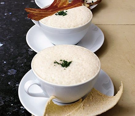 Cappuccino of white beans recipe