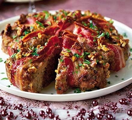 Sausage nut stuffing cake recipe 