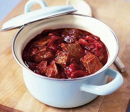 20-minute beef in red wine recipe