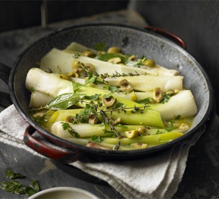 Tender braised leeks recipe 