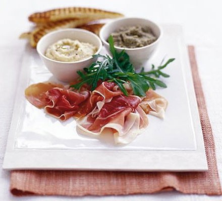 Easy meze plate  recipe 