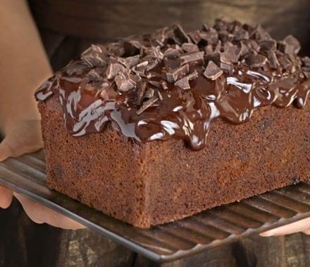 Dense & dark chocolate loaf recipe