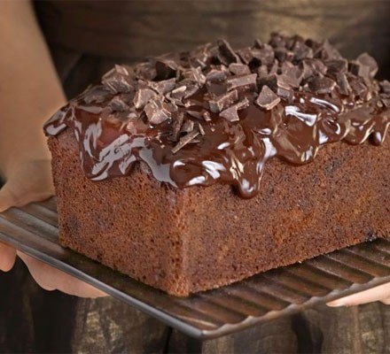 Dense & dark chocolate loaf recipe 