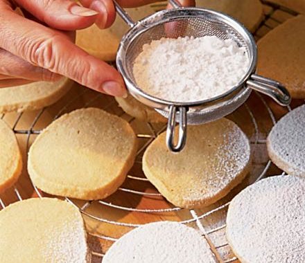 Vanilla shortbread dough recipe