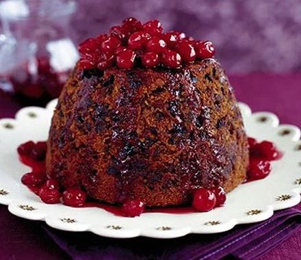 Cranberry, maple & pecan pudding recipe